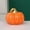 Orange, variant on Fake Pumpkin Decorations Ceramic Figurines White Realistic Artificial Pumpkins Model for Outdoor Halloween Fall Harvest Thanksgiving Kitchen Tabletop Centerpiece Crafts