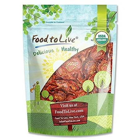 - Food to Live® Organic Sun-Dried Tomatoes (Non-GMO, Unsulfured, Bulk) (8 Ounces)