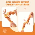 thumbnail image 6 of Pawmate Chicken Jerky Wrapped Biscuits Dog Treats Variety Pack, Pumpkin Biscuits, Crunchy Sticks & Peanut Butter Flavor, Natural Snacks for Dogs, 33oz, 3 Pack, 6 of 9