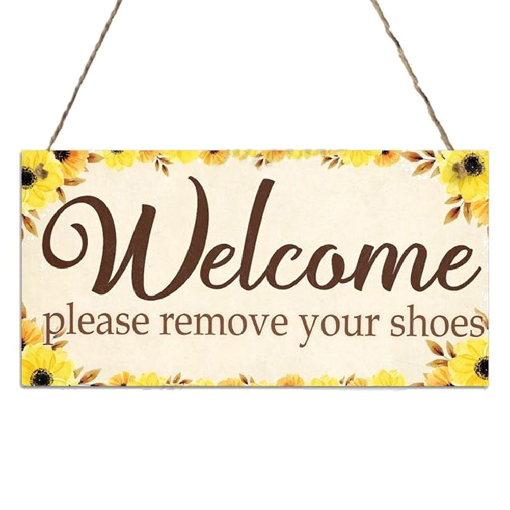 Home Door Decor Plaque Sign Board,Wall Craft Please