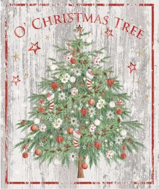 O Christmas Tree Poster Print by PS Art Studios