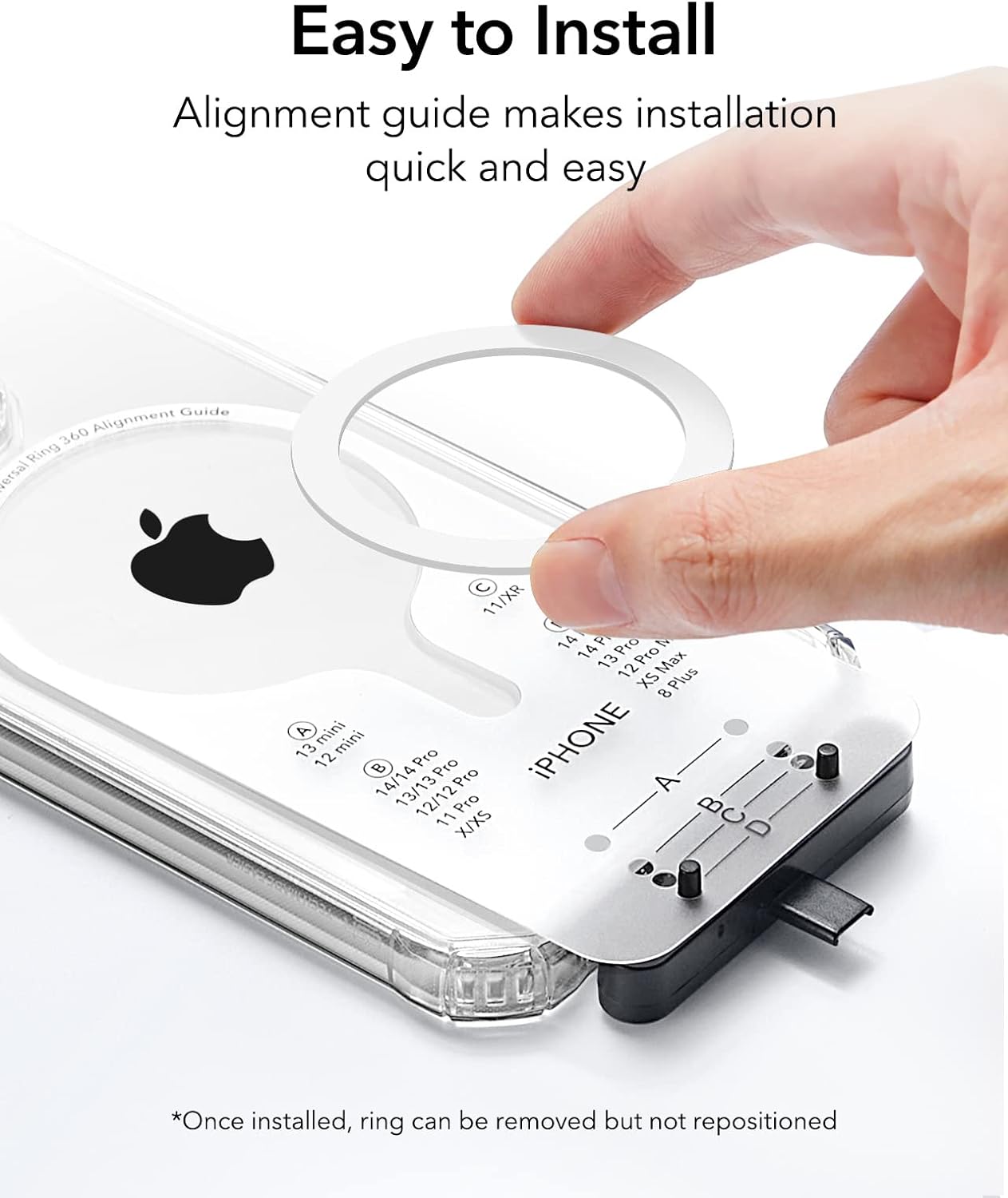 ESR HaloLock Universal Ring 360 2 pack White