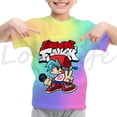 thumbnail image 4 of Camiseta de Friday Night Funkin para niños, camisetas de dibujos animados del juego FNF para niñas, camisetas de manga corta de verano, camisetas para niños, camisetas, 4 of 5