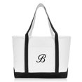 thumbnail image 2 of DALIX Premium Women's Tote Bags Large Tote Bag Personalized Gifts Black B, 2 of 8