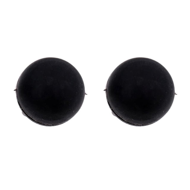 Vensio 2-Pack Black Silicone Tennis Racket Vibration Dampeners Shock Absorber for Racket String Personalization