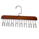 thumbnail image 4 of Colgador de corbatas perfecl de madera organizador colgante marrón oscuro para armario, 4 of 8