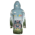 thumbnail image 2 of Happy Easter Schnauzer American Flag Truck Bunny Ears All Over Print 3D Hooded Duffle Toggle Coat Miniature Schnauzer Dog Lover - 03001, 2 of 6