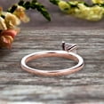 thumbnail image 4 of 1.25 carat Classic Princess Cut Moissanite Diamond Solitaire Engagement Ring on 10k Rose Gold, 4 of 5