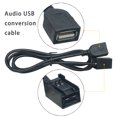 thumbnail image 3 of Youkk Car AUX to USB Adapter Sound Fitting Vehicle Audio Cable Replace Component 1Set, 3 of 6