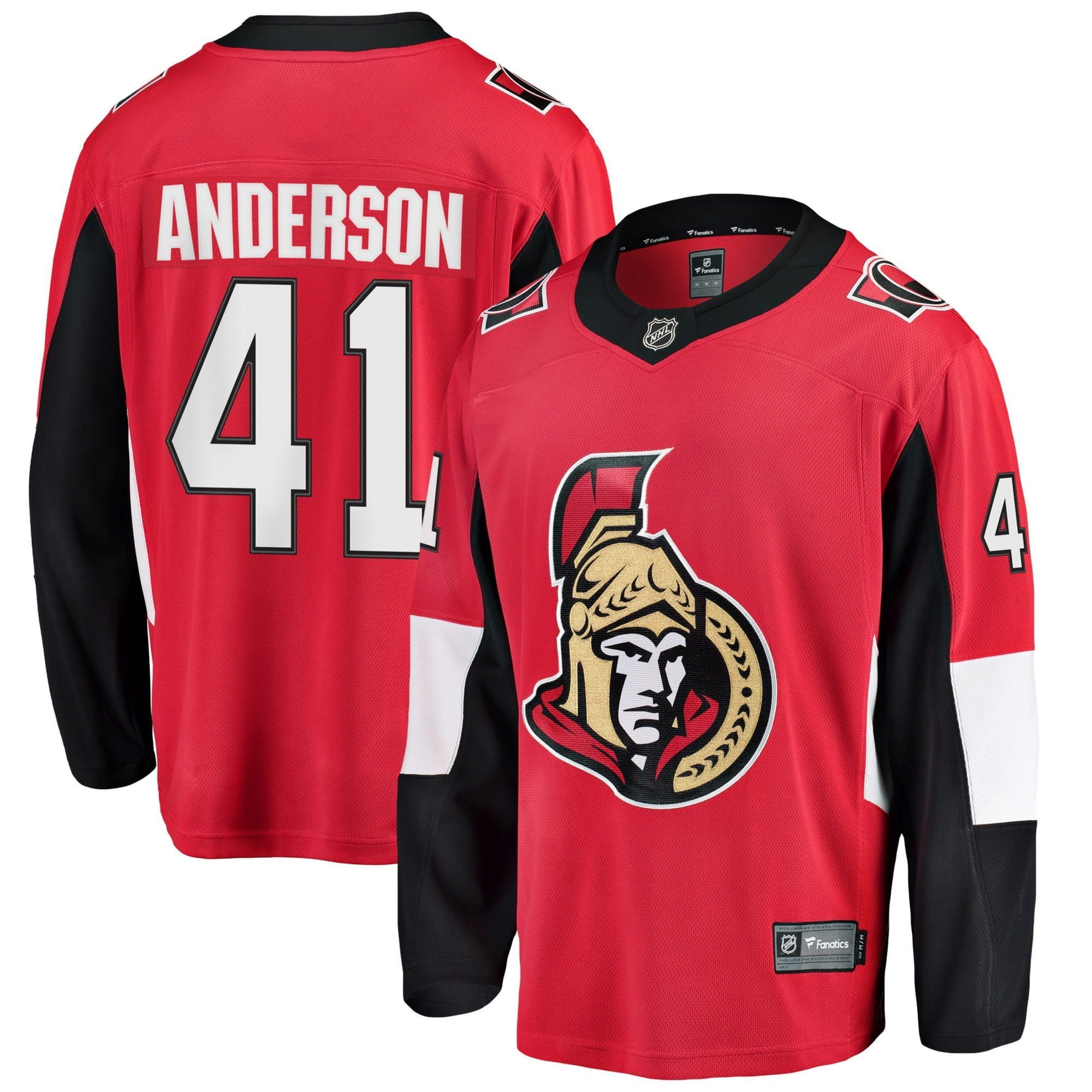 Craig Anderson Ottawa Senators NHL Fanatics Breakaway Home Jersey