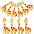 thumbnail image 4 of 10pcs Alloy Giraffe Pendants Charms DIY Jewelry Making Accessory for Earrings Necklace (Yellow), 4 of 8