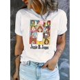 thumbnail image 1 of [Junie B. Jones Fashion Tee] Junie B. Jones Animated Character Print - Casual Crew Neck Short Sleeve Tee - Polyester and Spandex Blend Medium Stretch Fabric, 1 of 6
