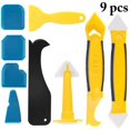 thumbnail image 2 of Bangcool 9PCS Caulking Tool Set Professional Plastic Grout Scraper Sealant Finishing Tool, 2 of 10