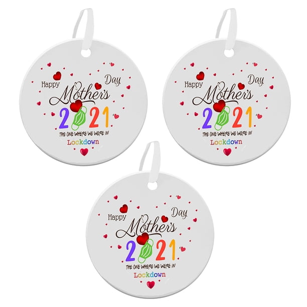 Adornos Colgantes XWSHYW Nuevo Colgante de Acrílico para Decoración Del Día de La Madre