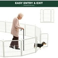 thumbnail image 3 of FXW Rollick Unleashed Dog Playpen for Indoor, Yard, RV Camping, 45 inch 24 Panels for Large Dogs, White│Patented, 3 of 4