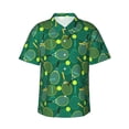 thumbnail image 1 of Fotbe Tennis Rackets and Balls Camisa Hawaiana para Hombre Unisex – Camisa Casual de Verano con Botones de Manga Corta de Algodón y Lino,Medium, 1 of 7