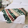 thumbnail image 7 of YELEE Blanket Thorw Unique Gifts for Christmas Elk Snowflake Pattern Xmas Soft Comfy Blanket Meaningful Present for Christmas Family Party (50x60), 7 of 7