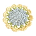 thumbnail image 1 of YWIYIUD 1PC 3.94inch Vintage Crochet Pattern Flower Bouquet Flower Insulation Pads Knitting Kit with Cotton Thread for Desktop Protection DIY Craft Accessories Tools Set and Home Decoration, 1 of 7