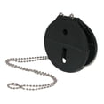 thumbnail image 4 of Boston Leather Leather Circle Badge Holder with Neck Chain & Clip Back, 4 of 4