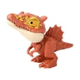 thumbnail image 2 of Biting Finger Dinosaur Toy Animal Hand Puppet for Easter Basket Stuffers Brown Spinosaurus, 2 of 8