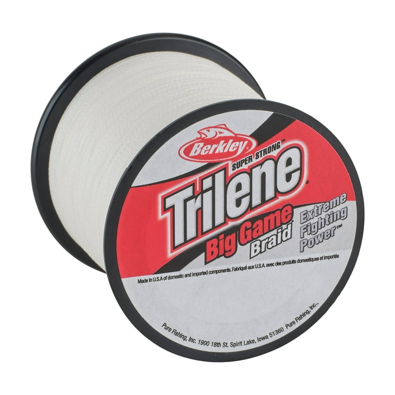 big 5 braided fishing line Berkley x5 Crystal Braid Now you catch the fish. Trilene Big Game Braid 30