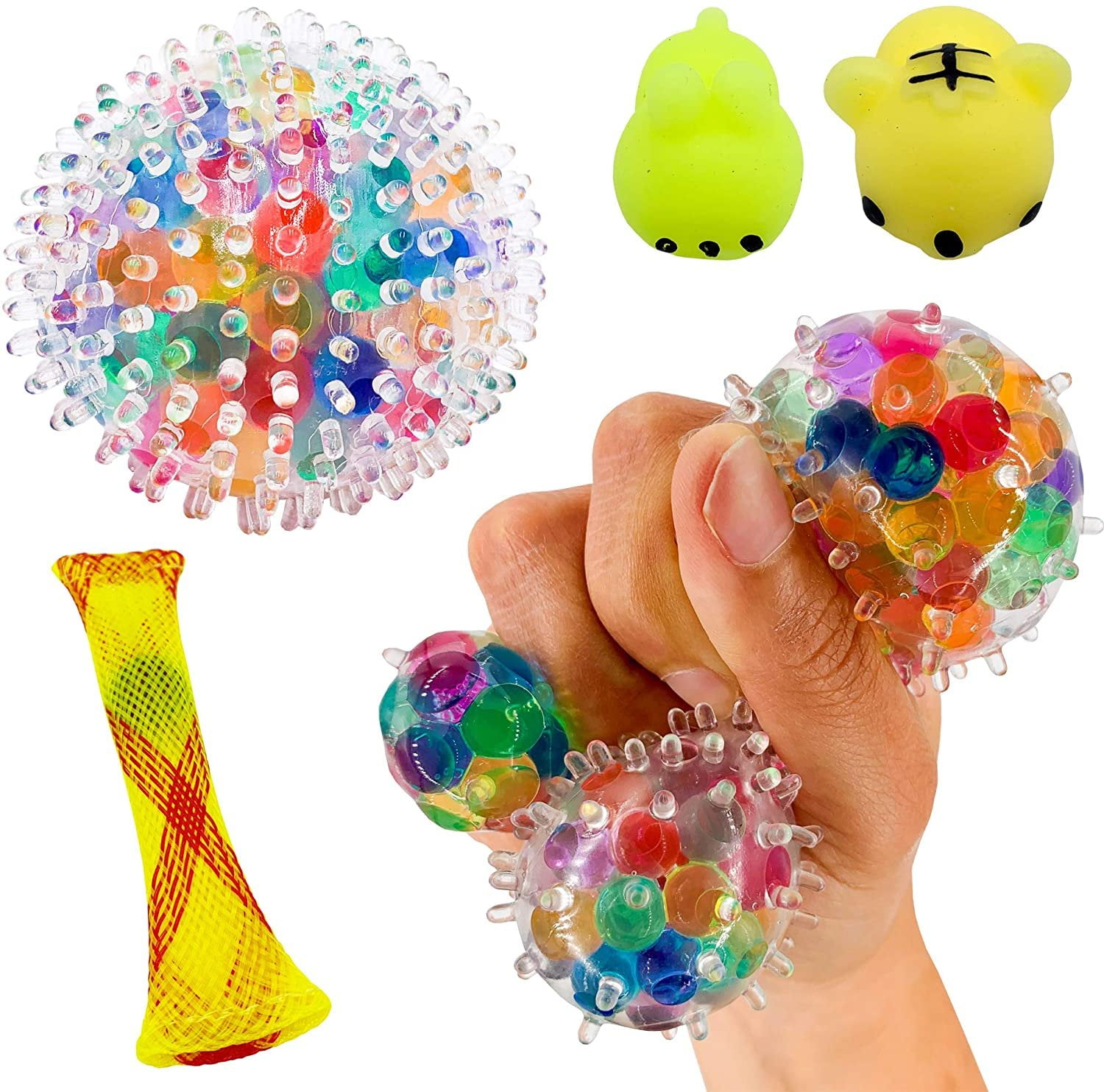 Stashables 25 Pc Sensory Fidget Toys, Durable Stress Relief Set