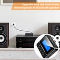 thumbnail image 5 of Transmisor Receptor Bluetooth para TV, Adaptador de Audio Bluetooth para Estéreo Doméstico con RCA 3.5mm AUX y Pantalla, Transmisor Bluetooth para Auriculares/Altavoces/Avión/Cine en Casa/PC/Coche, Sa, 5 of 5