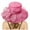 Z01-Watermelon Red, variant on LRen Womens Tea Party Hats Elegant Women's Sun Hat for Wedding Beach and Seaside Outdoor Flower Headdress Shad RD1