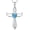 cross 7, variant on 925 Sterling Silver Genuine Turquoise Cross Pendant Necklace Vintage Boho Victorian Style Jewelry Gifts for Women Mothers