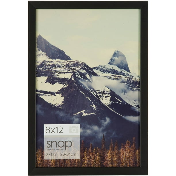 Snap 8x12 Black Photo Frame Walmart Com Walmart Com
