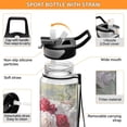 thumbnail image 4 of BZSMCE Sport Bottle Vibrant Floral Bouquet Outdoor sports Water Bottle Size: 10.4x3in, 4 of 7