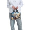 thumbnail image 6 of Honeii Sunset Airplane Travel View Print Lunch Bag Women, Lunch Box Lunch Bag for Women Adult Men, Small Leakproof Cute Lunch Tote Large Capacity Reusable, 6 of 8