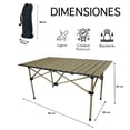 thumbnail image 4 of 4 Sillas Plegables De Camping Y Playa Para Exterior Con Mesa verde oscuro, 4 of 9