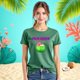 thumbnail image 3 of Playera Blusa De Palm Beach Surf Club – Vibra Tropical con Sabor a Coco Color Verde Talla Mediana Marca Emil SaEs, 3 of 4