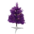 thumbnail image 6 of 2FT Artificial Christmas Tree Purple Tabletop Christmas Tree with Foldable Stand Mini Xmas Pine Tree for Party Supplies Indoor Outdoor Holiday Home Decoration(Purple), 6 of 7