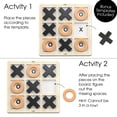 thumbnail image 4 of Juego Tic Tac Toe de madera para mantener ocupado las actividades de demencia, 4 of 7