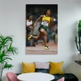 thumbnail image 6 of Shelly-Ann Fraser-Pryce Sprint Race Poster Canvas Art Poster and Wall Art Picture Print Modern Family bedroom Decor Posters 16x24inch(40x60cm), 6 of 6