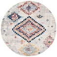 thumbnail image 5 of SAFAVIEH Morocco Audra Abstract Geometric Polyester Runner Rug, Cream/Multi, 2'2" x 8', 5 of 10