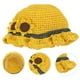 thumbnail image 3 of 1 unid niños pajizo tejido girasol playa sombrero sol sombrero sol protección tapa niño sombrero, 3 of 6