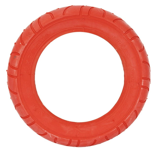 Neumático exterior para patinete eléctrico, accesorios a prueba de explosiones, neumático amortiguador. rojo