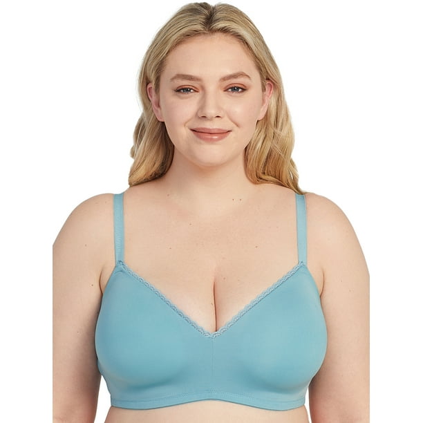 Kindly Yours Women s Sustainable Wireless T shirt Bra Walmart