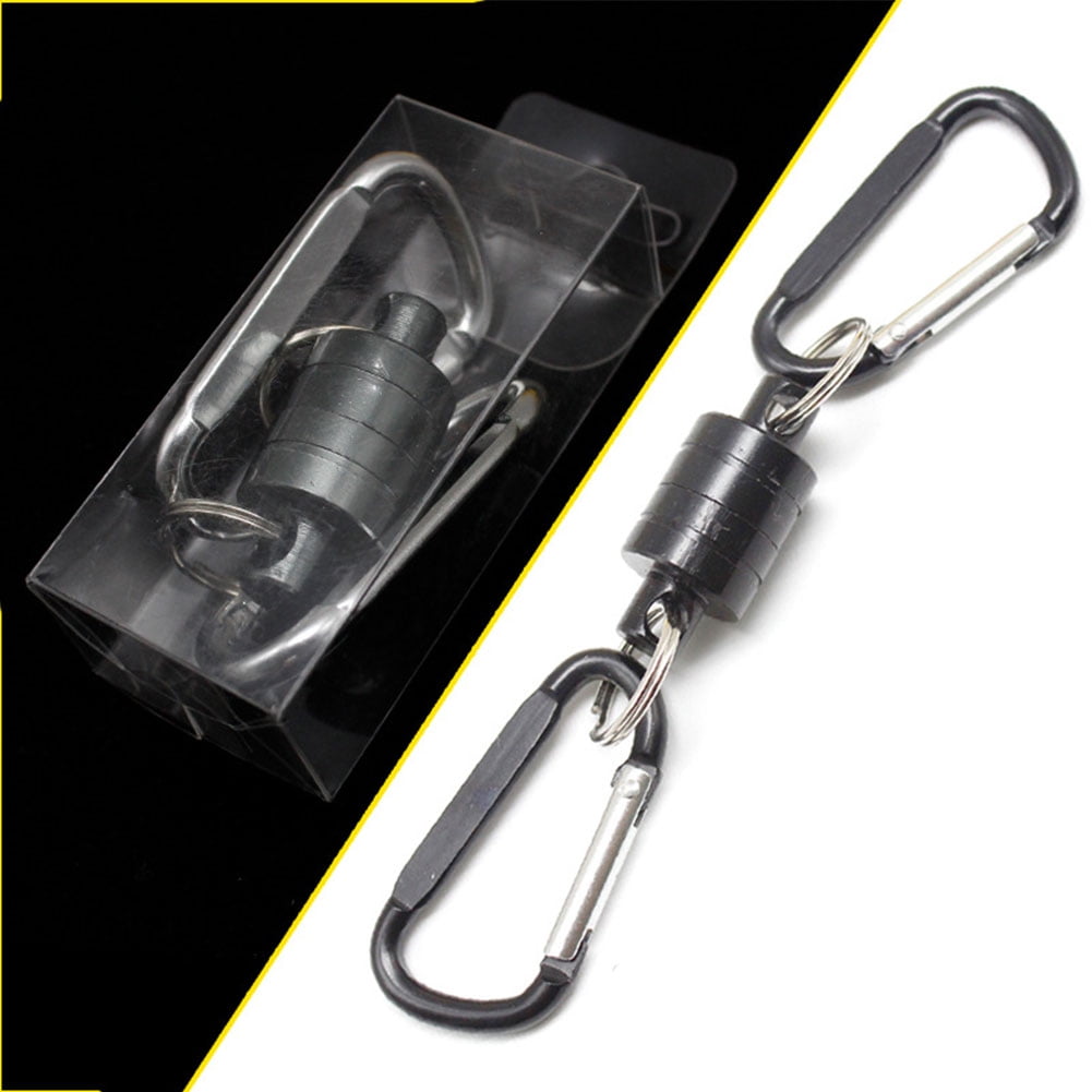 Aluminum Locking Buckle Carabiner D-Ring Screw Hook Camping Keychain Clip Hiking 