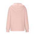 thumbnail image 6 of Mlzmgr Womens Hoodies V Neck Drawstring Pullover Fall Solid Color Loose Comfy Sweatshirts Blouse, 6 of 6