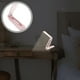 thumbnail image 4 of Lámpara de escritorio plegable de doble cabezal, luz de lectura LED, lámpara de mesa recargable, luz de noche para dormitorio con USB, 4 of 5