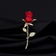 thumbnail image 1 of Broches de rosas para mujeres y hombres, chapados en oro, esmalte floral, alfileres de solapa, bufanda de boda, vestido de fiesta, joyería nupcial, 1 of 5