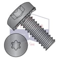 thumbnail image 2 of 4-40 x 1/4" SEMS Screws | External Tooth Washers | Six-Lobe (Torx) | Pan Head | Steel | Black Zinc (Quantity: 10000), 2 of 4