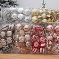 thumbnail image 2 of 15 piezas de bolas de caramelo navideñas irrompibles colgantes de plástico elegantes con forma de piruleta y piña reutilizables para decoración navideña, 2 of 5