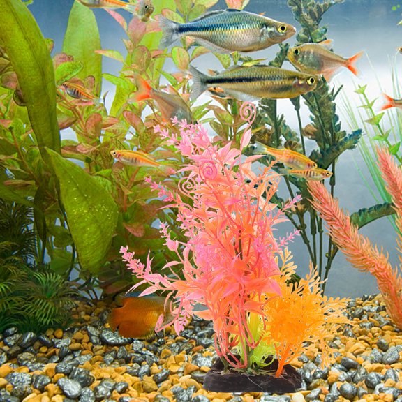 FOMIYES Durable Multi-Color Plastic Aquarium Decor Lifelike Appearance