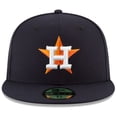 thumbnail image 2 of Men's New Era  Navy Houston Astros 2022 World Series Side Patch 59FIFTY Fitted Hat, 2 of 5