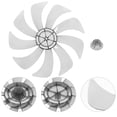 thumbnail image 3 of 1 conjunto de cuchillas de ventilador de plástico para el haz de plástico hojas de ventilador de pedestal de pie, 3 of 7